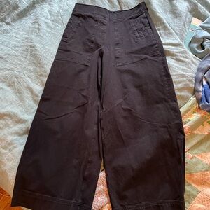 SPANX wide leg pant black size M tall